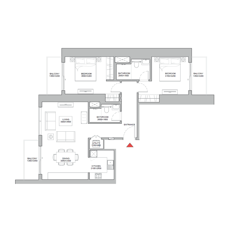 Apartment floor plan