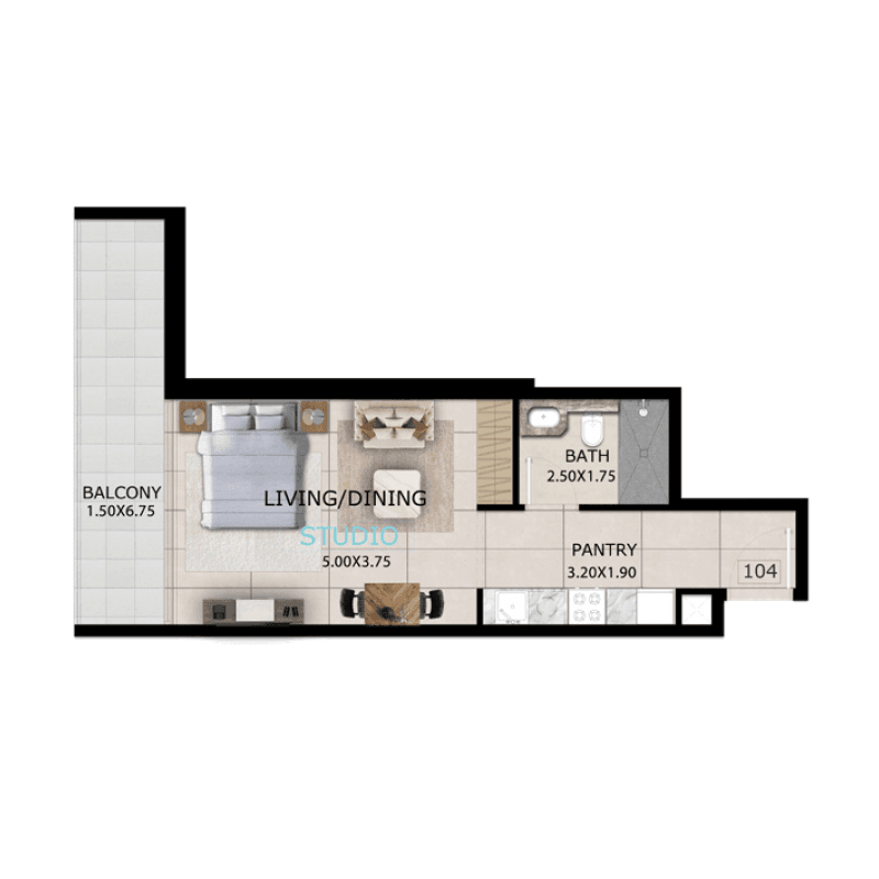 Apartment floor plan