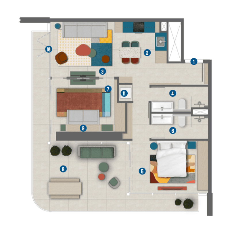 Apartment floor plan
