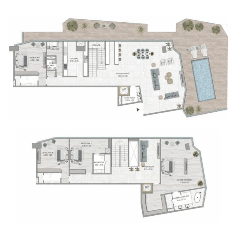 Apartment floor plan