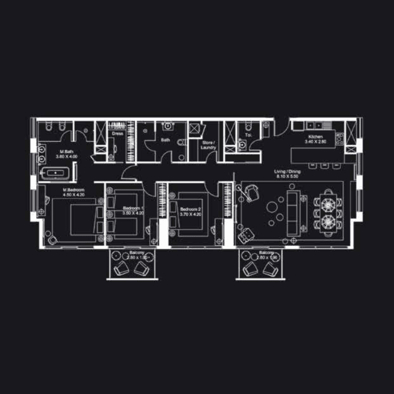 Apartment floor plan