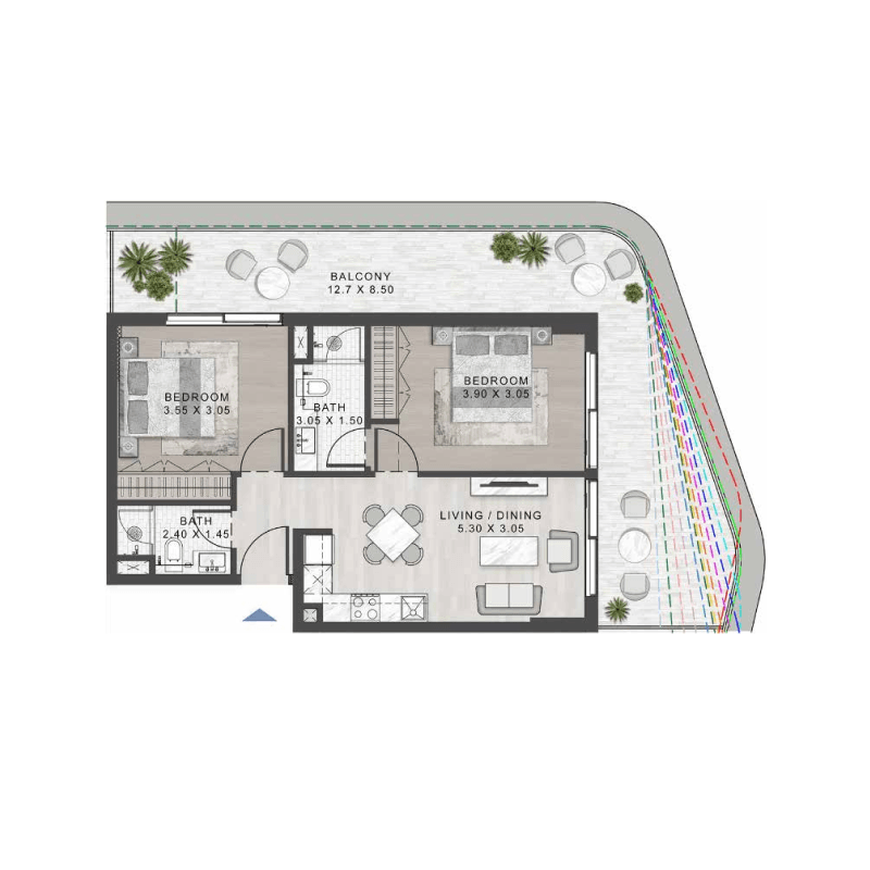 Apartment floor plan