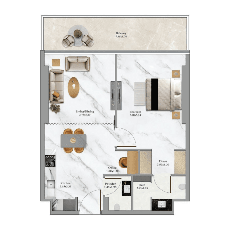Apartment floor plan