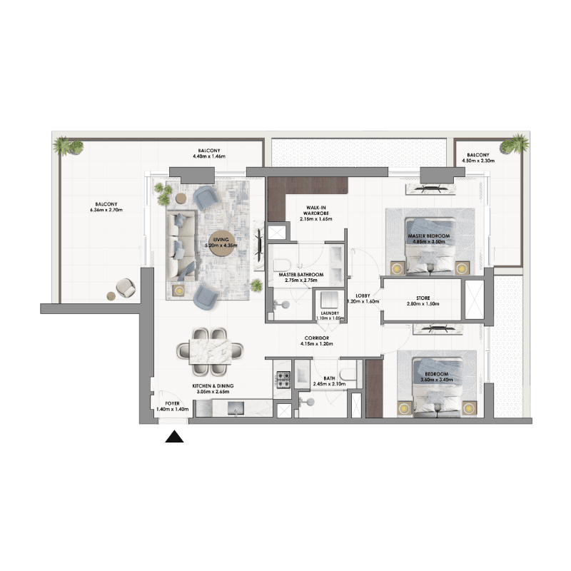 Apartment floor plan