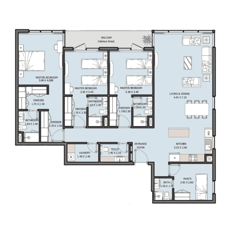 Apartment floor plan