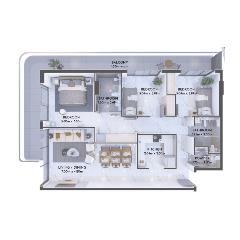 Apartment floor plan