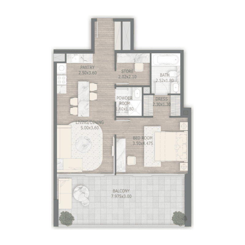 Apartment floor plan