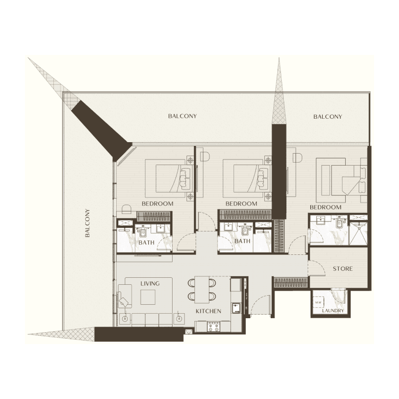 Apartment floor plan