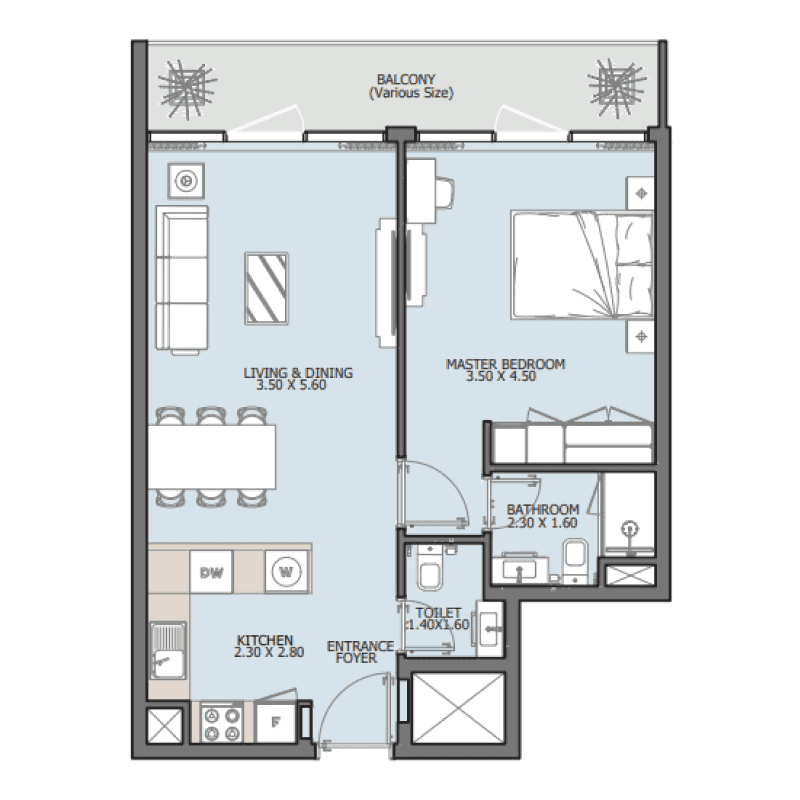 Apartment floor plan