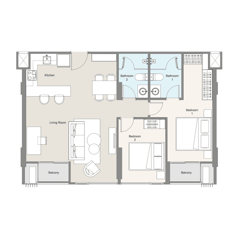 Apartment floor plan