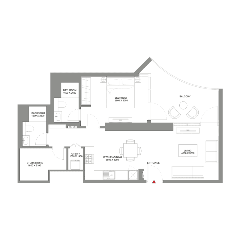 Apartment floor plan