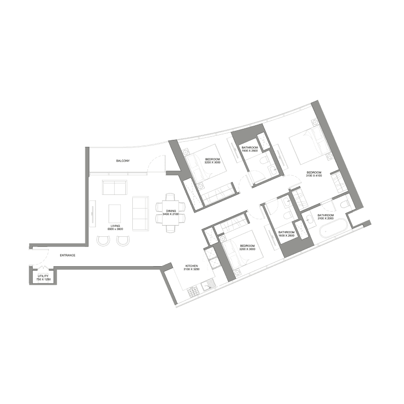 Apartment floor plan