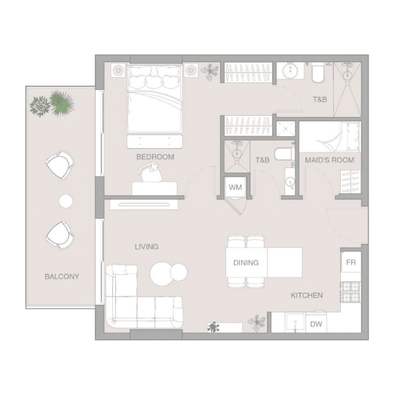 Apartment floor plan