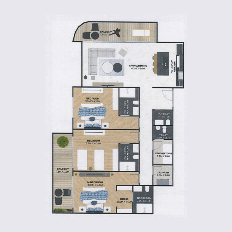 Apartment floor plan