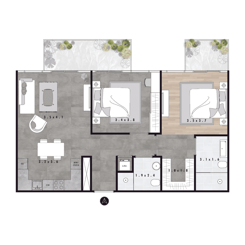 Apartment floor plan
