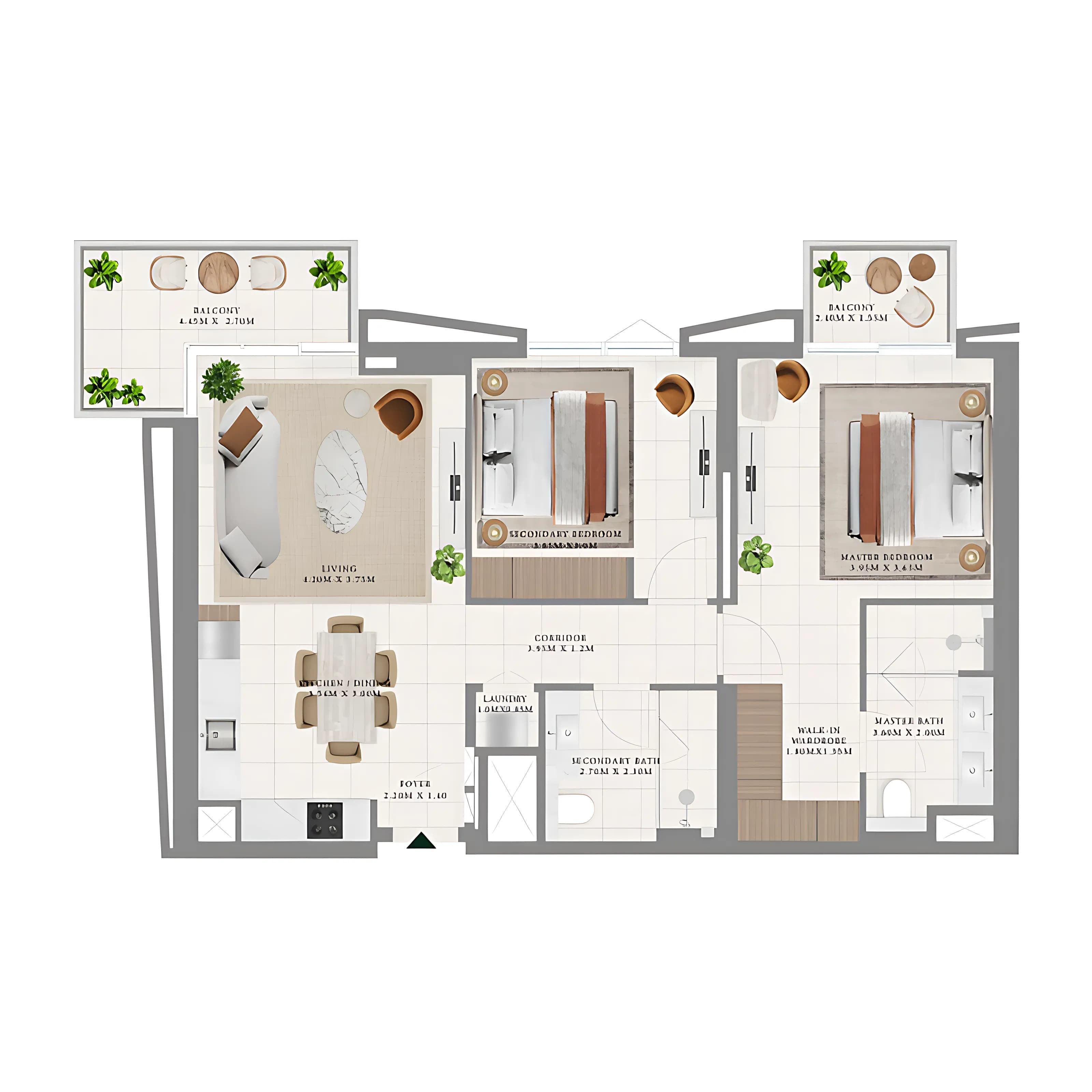 Apartment floor plan