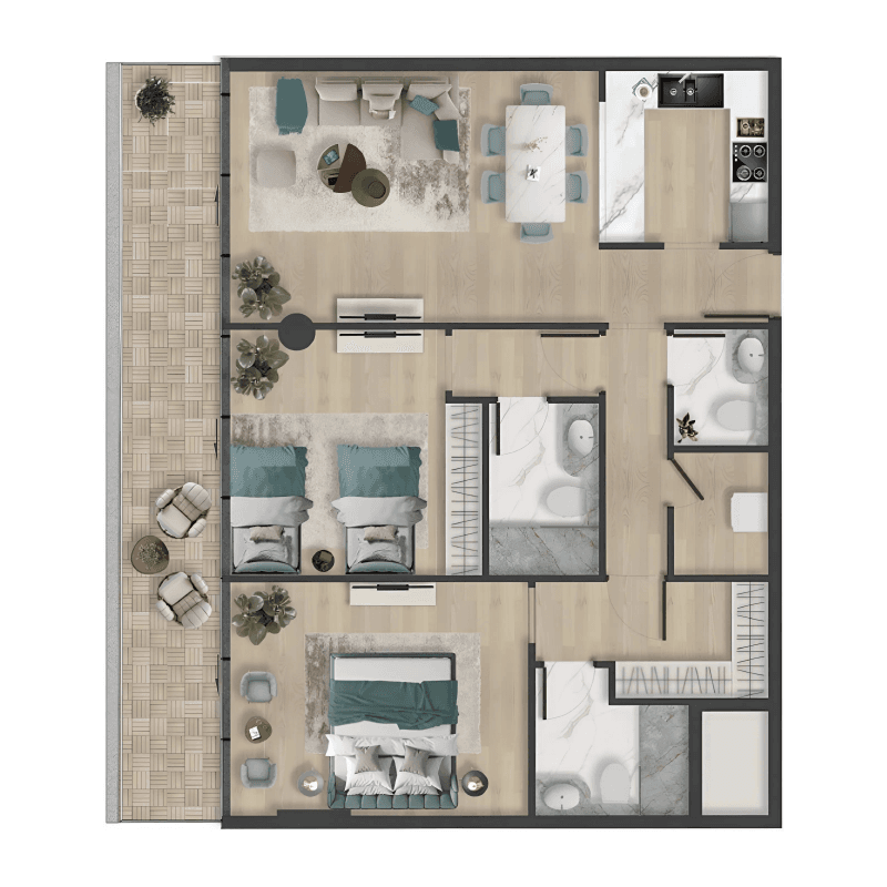 Apartment floor plan