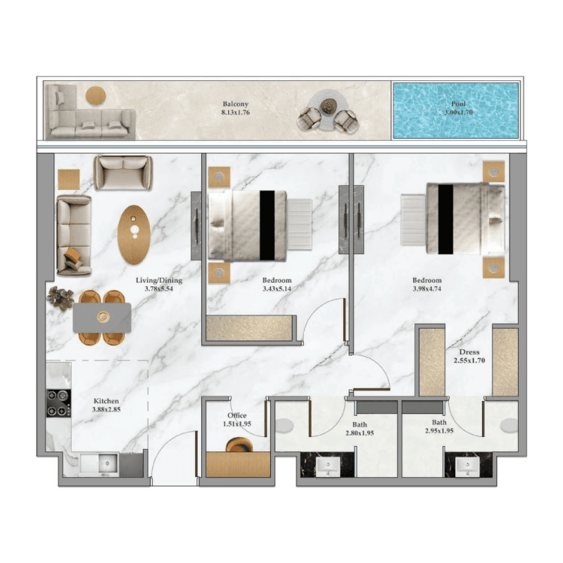 Apartment floor plan