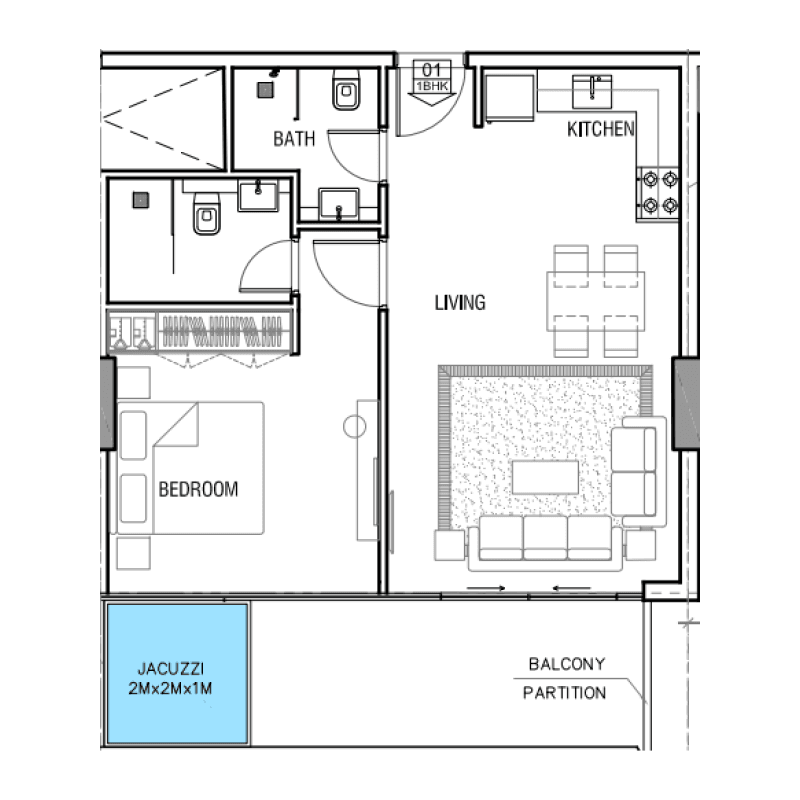 Apartment floor plan