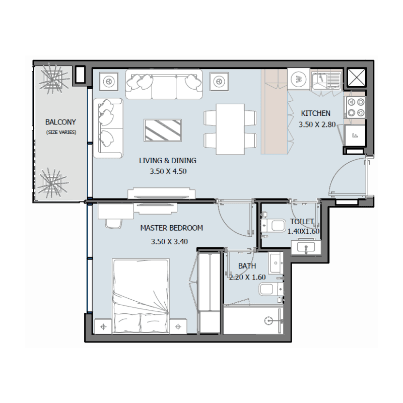 Apartment floor plan