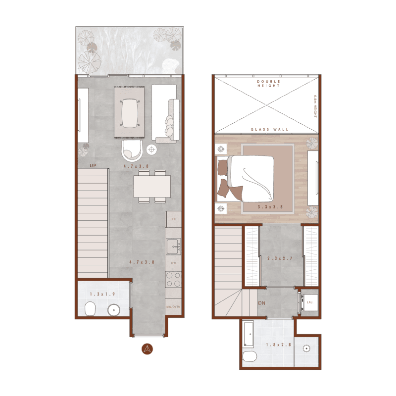 Apartment floor plan