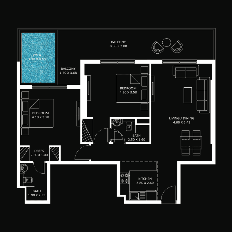 Apartment floor plan