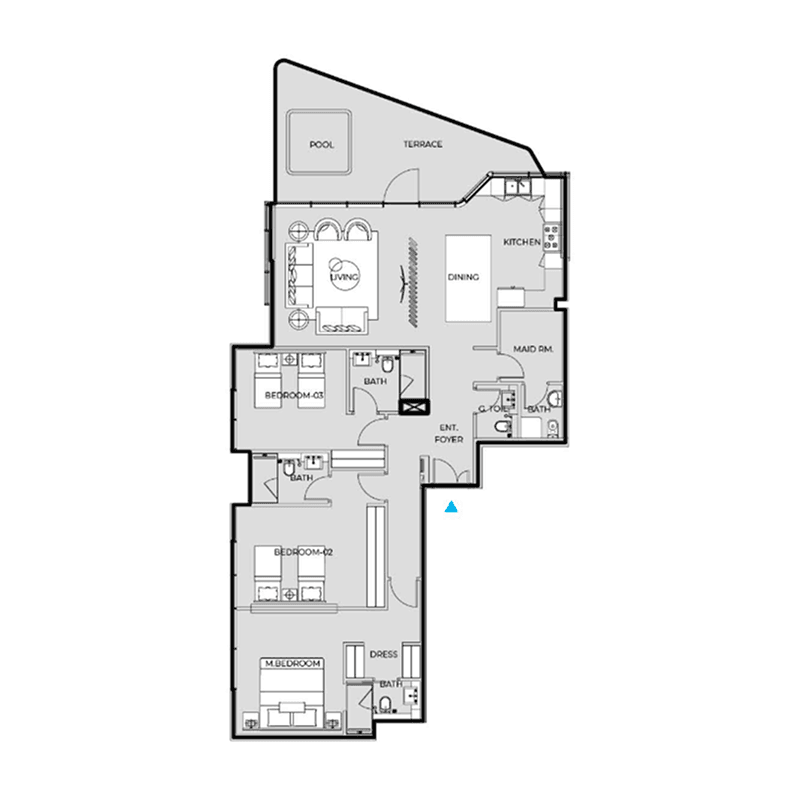 Apartment floor plan
