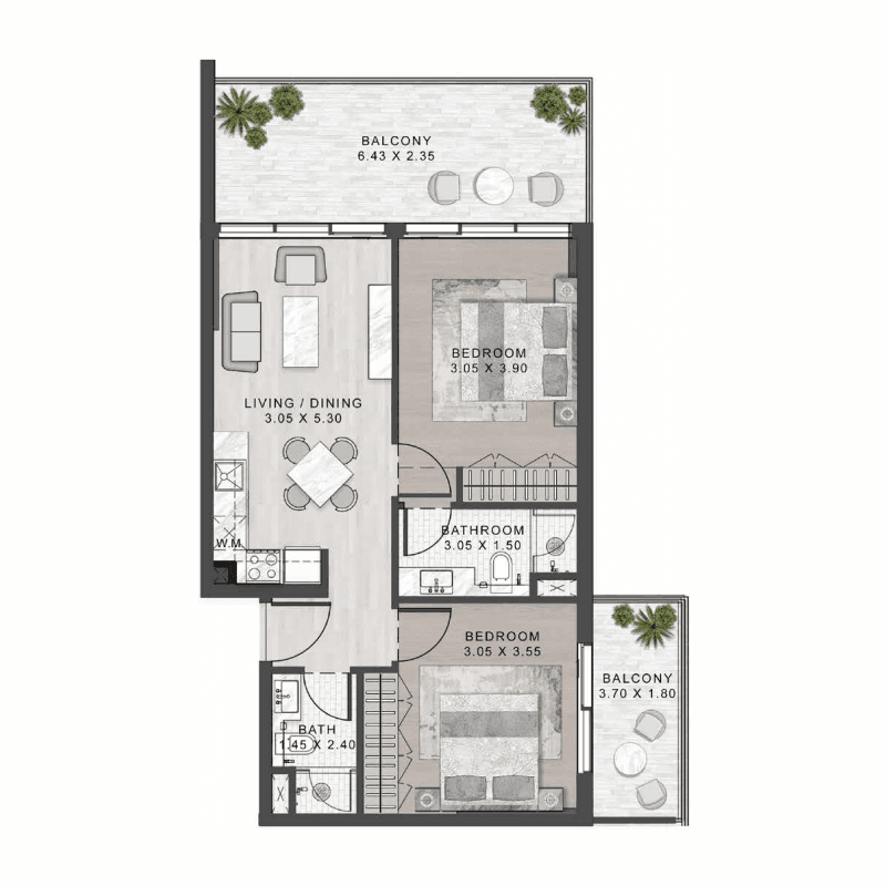 Apartment floor plan