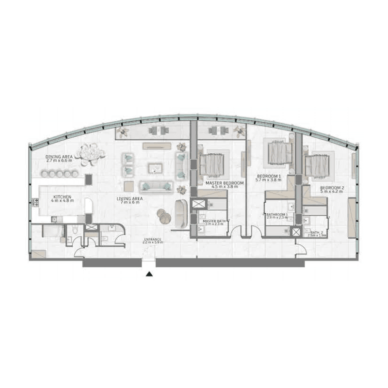 Apartment floor plan