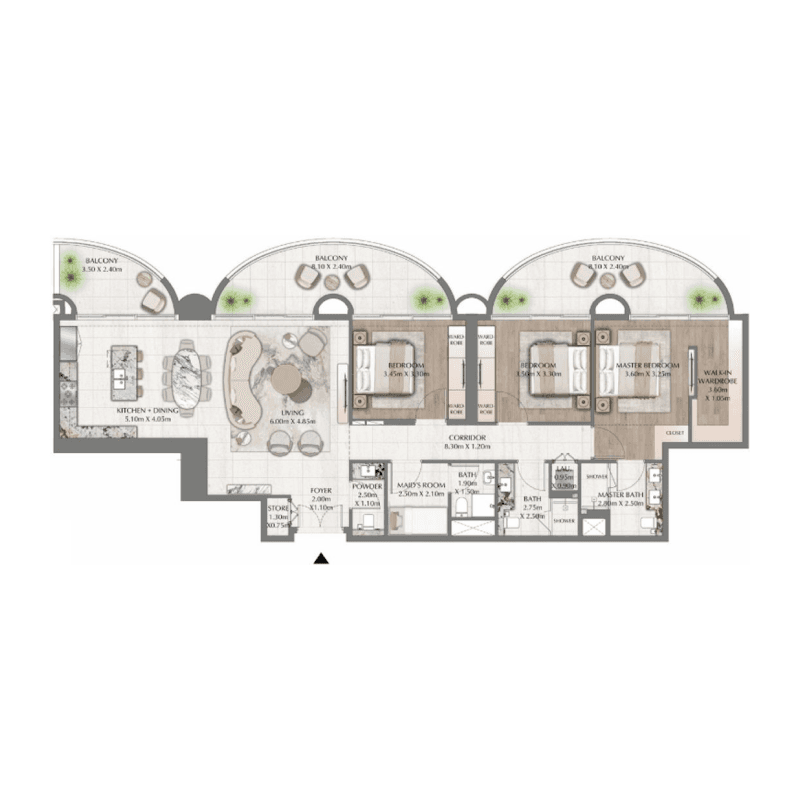 Apartment floor plan