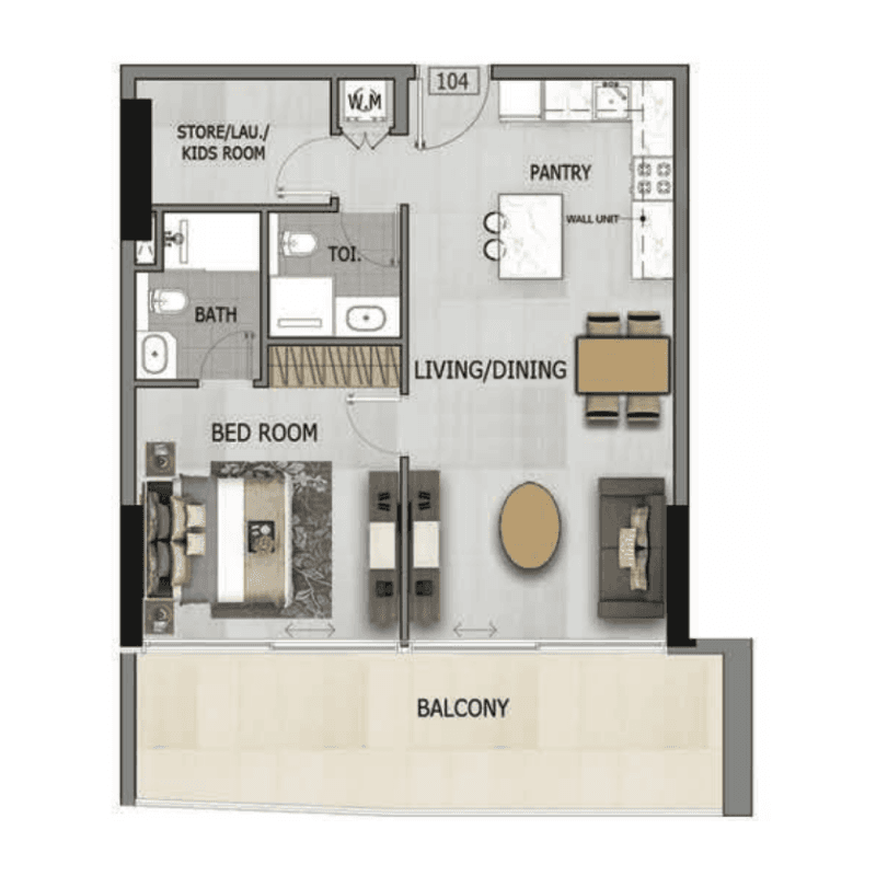 Apartment floor plan
