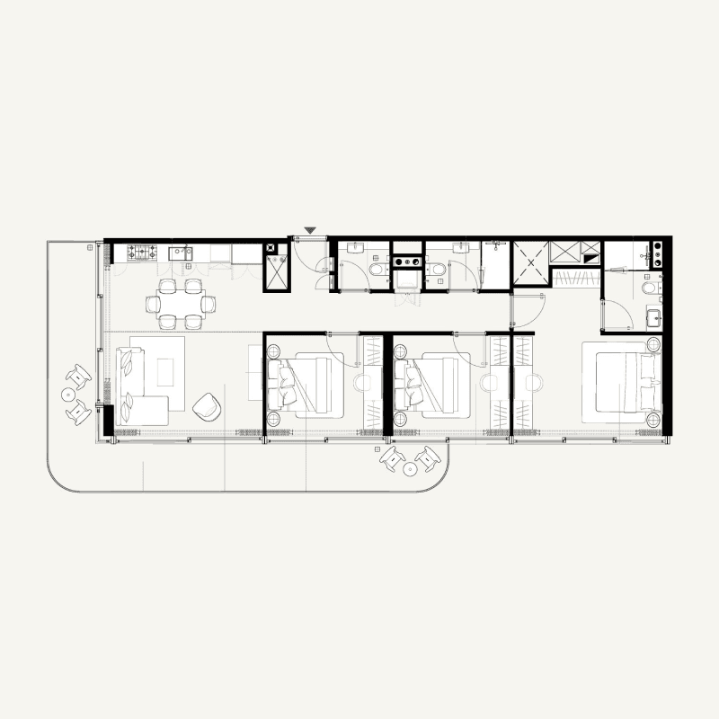 Apartment floor plan