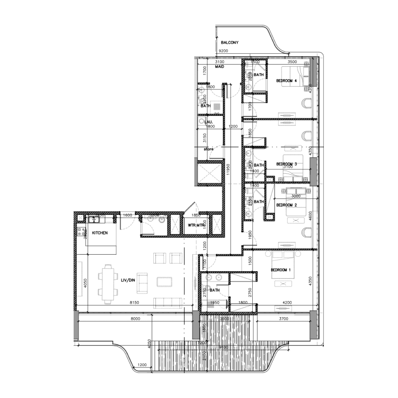 Apartment floor plan