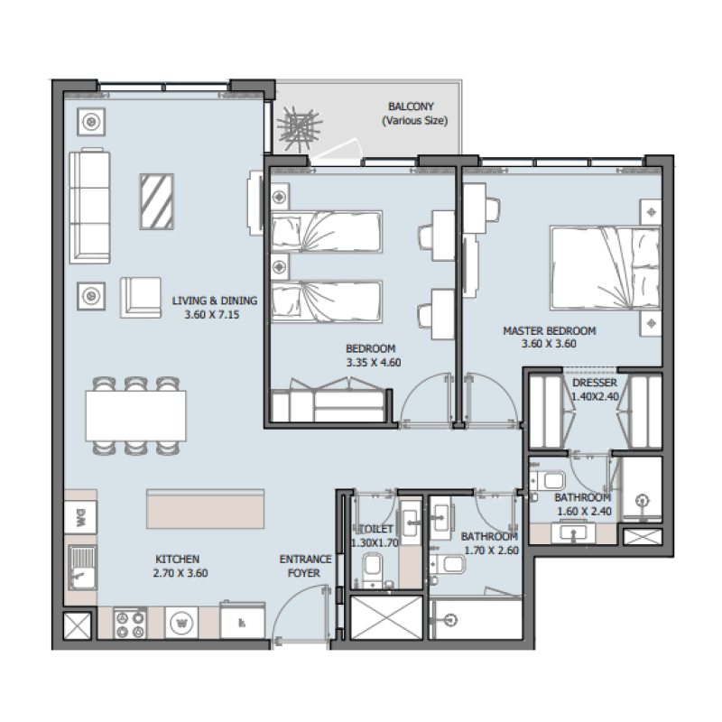 Apartment floor plan