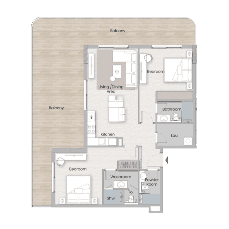 Apartment floor plan