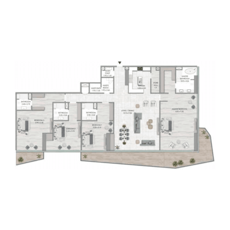 Apartment floor plan