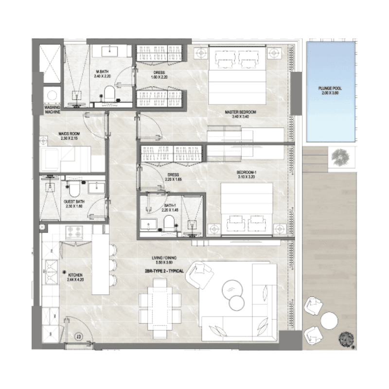 Apartment floor plan