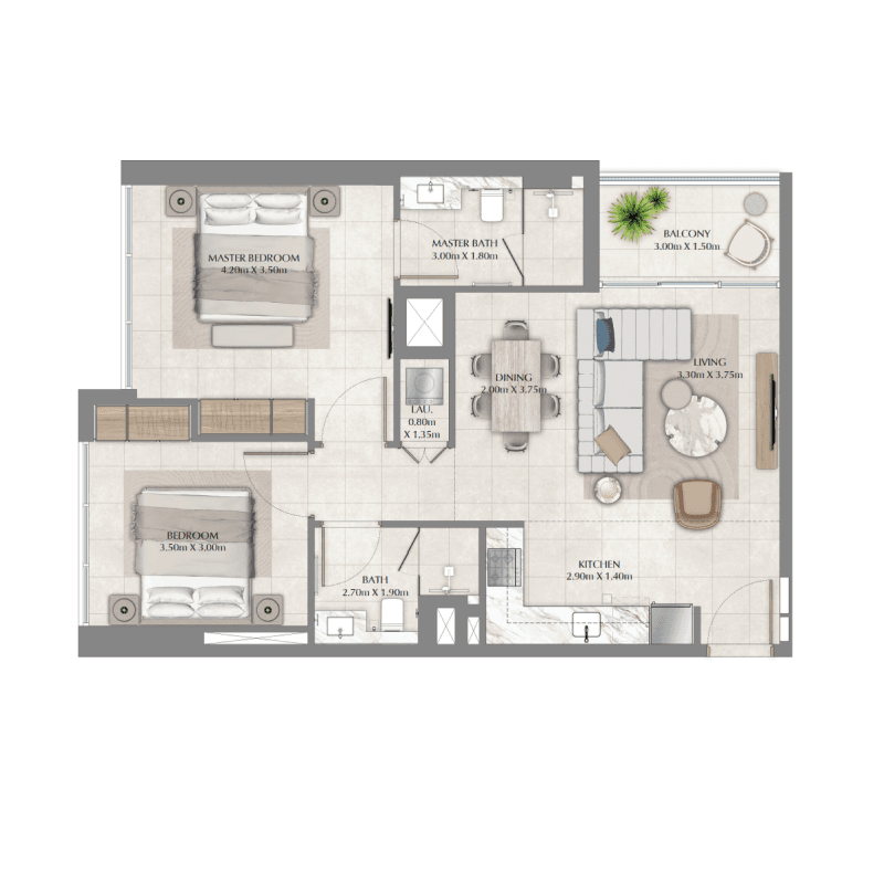 Apartment floor plan