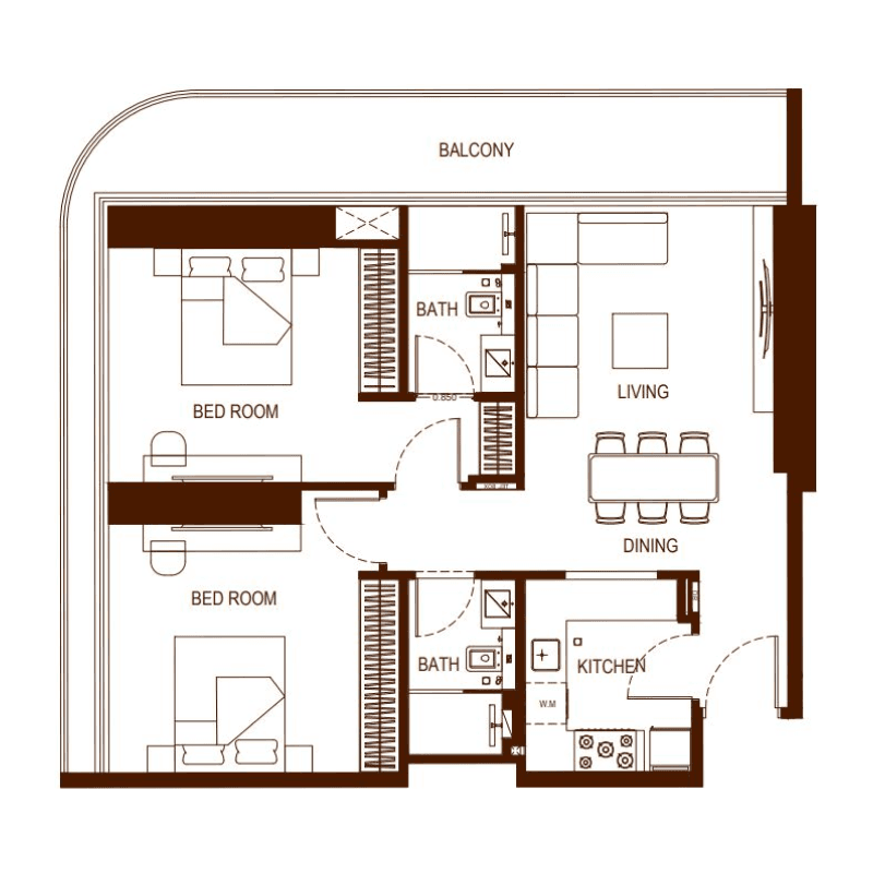 Apartment floor plan