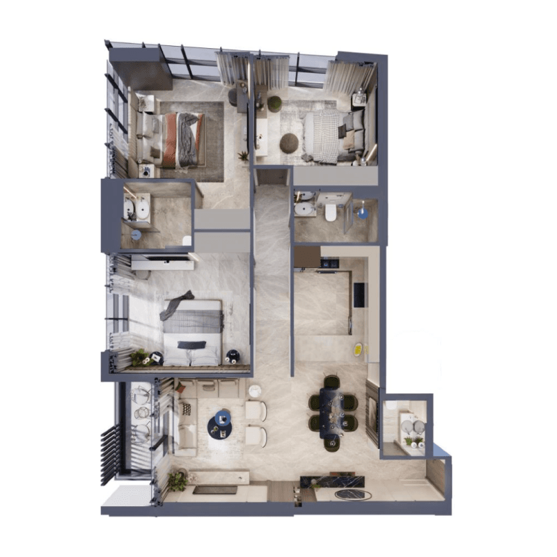 Apartment floor plan