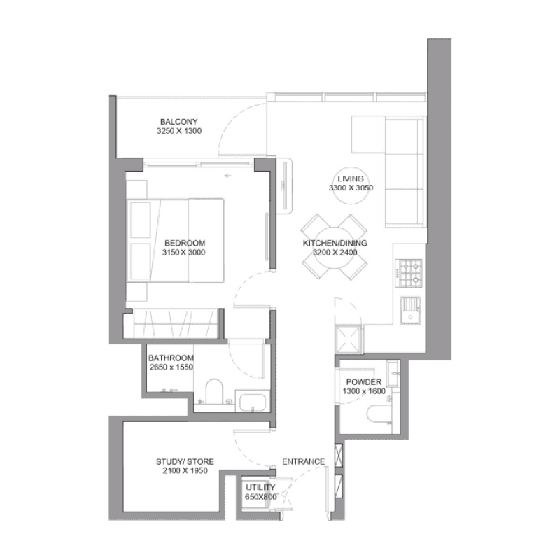 Apartment floor plan