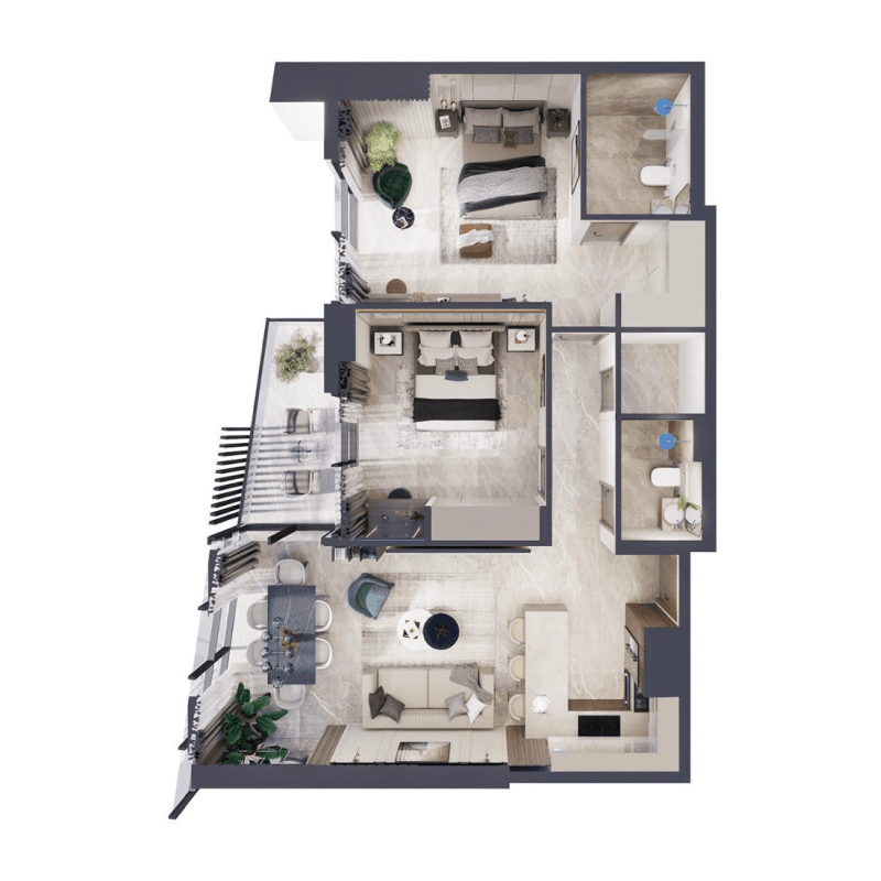 Apartment floor plan
