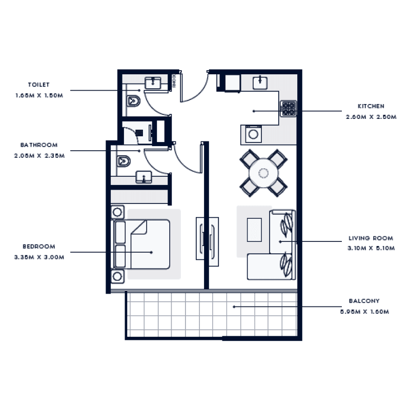 Apartment floor plan