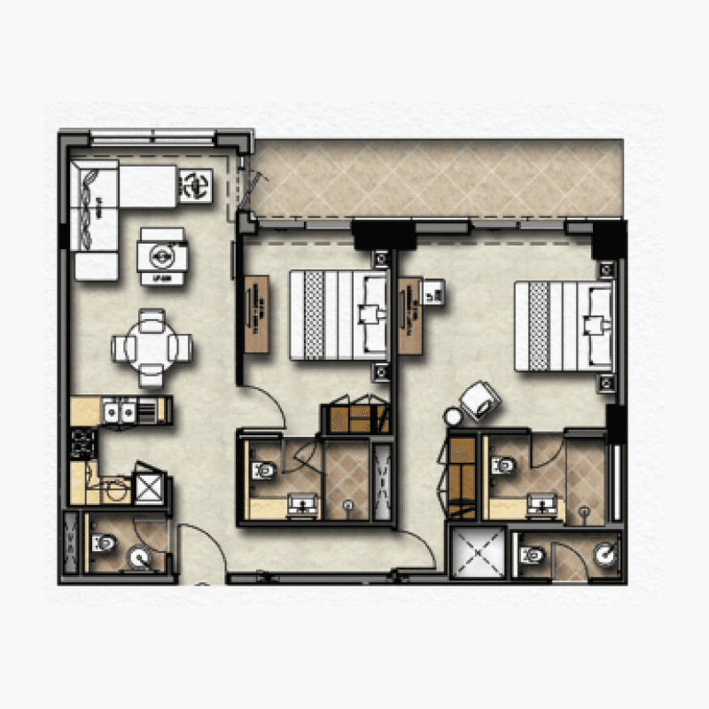 Apartment floor plan