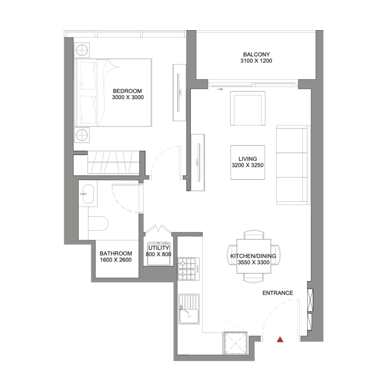 Apartment floor plan