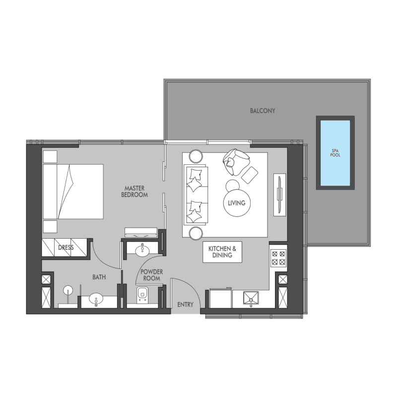 Apartment floor plan