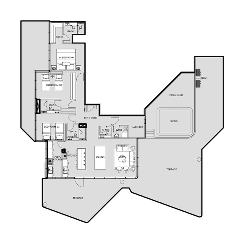 Apartment floor plan