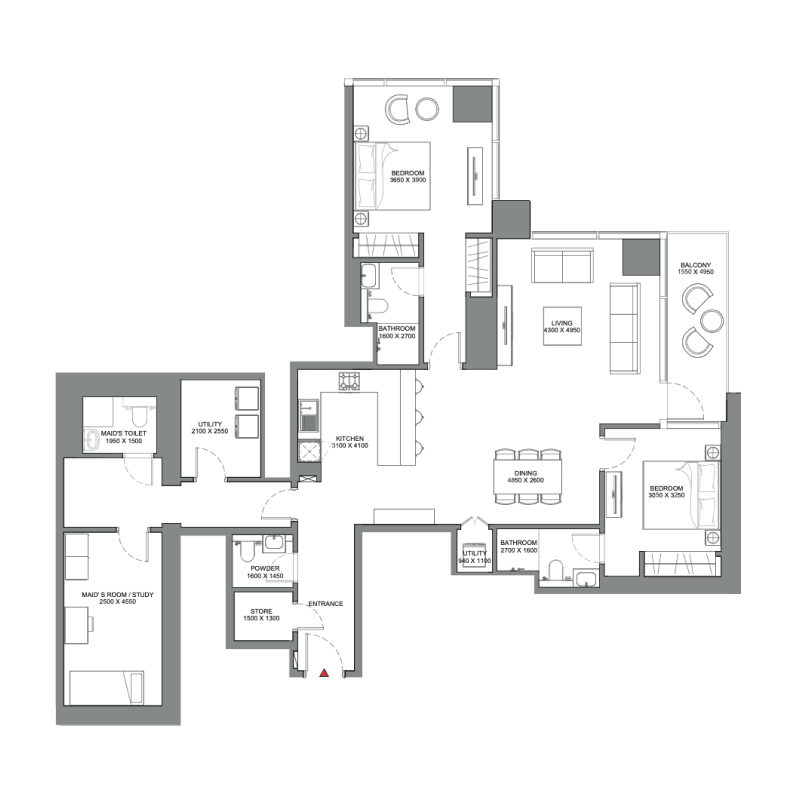 Apartment floor plan