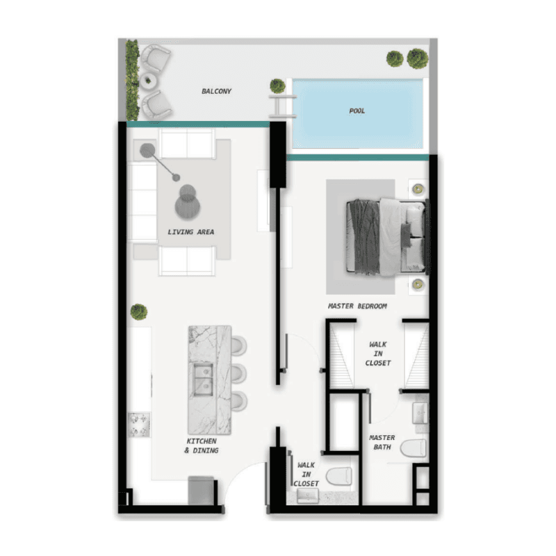 Apartment floor plan