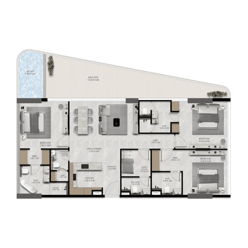 Apartment floor plan